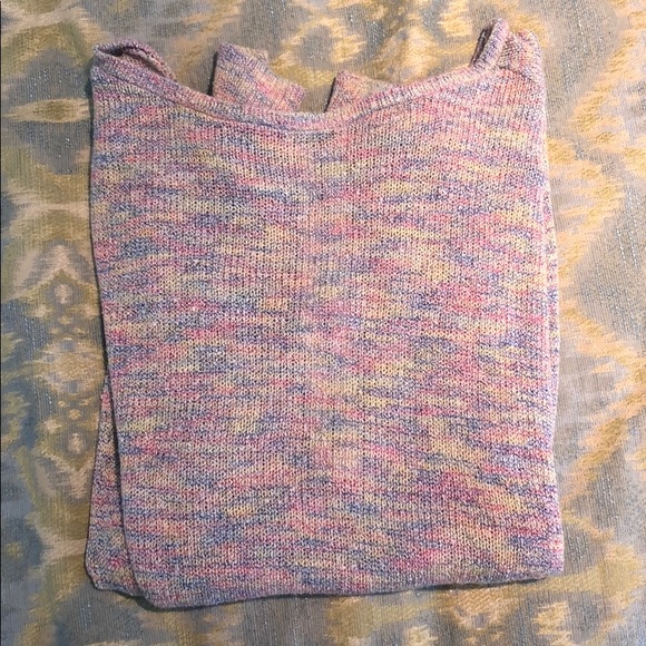 Subdued rainbow knit sweater - Picture 4 of 4